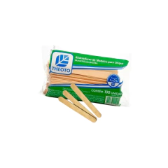 Palito Abaixador de Lingua Theoto - 100 und
