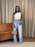 Calça Jeans Wide Leg