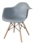 Sillones Eames Cocina Comedor Plastico Y Patas De Madera X 2 - comprar online