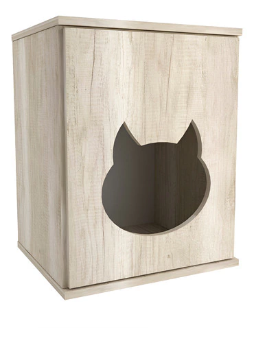Litera Cubo Sanitario O Casita Para Mascotas Gato De Corsa.