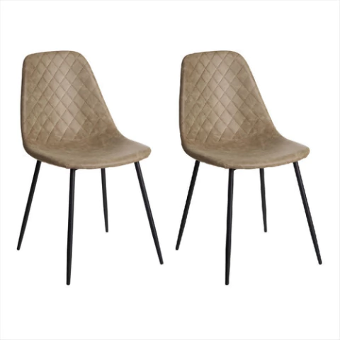 Silla Comedor Cocina Joy Estructura Tapizada Ecocuero X2 Und - comprar online