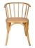 Outlet Silla De Comedor Bistro Nordica Moderna Madera Olmo - MAKOM
