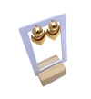 Brinco banhado a ouro
