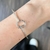 Bracelete de Prata 925 Geométrico Fio e Circulo - comprar online