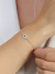 Pulseira de Prata 925 Olho Grego Central Cravejado - comprar online