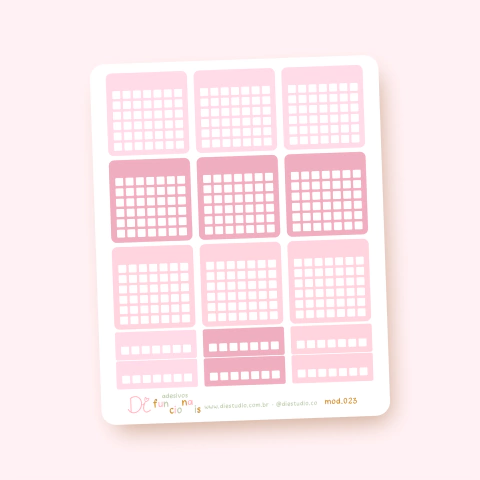 Rastreio de Hábitos Color Quadradinho 023 - comprar online