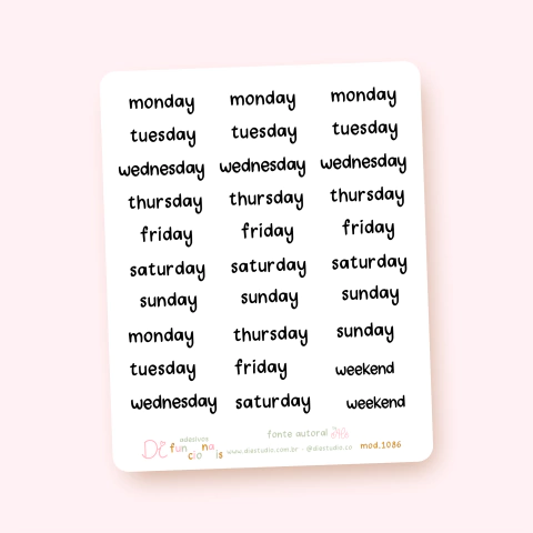 Semana em Inglês 1086 - comprar online