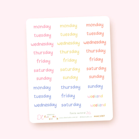 Semana em Inglês 1087 - comprar online