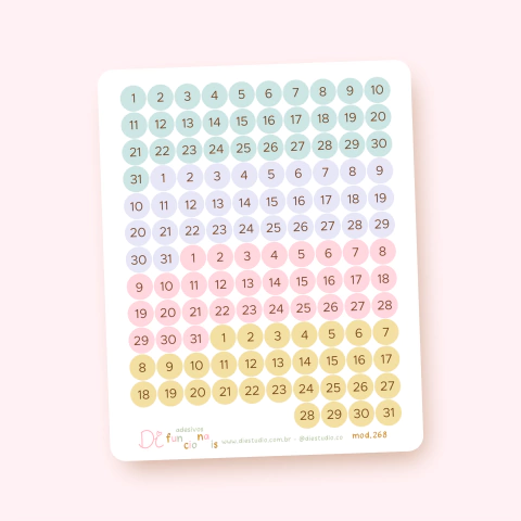 Números Redondinhos 268 - comprar online