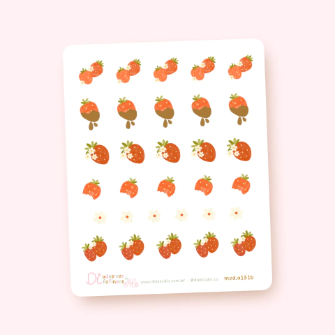 Morangos Mini Ilustras A131b - comprar online