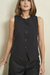 Chaleco Luisa Negro - comprar online