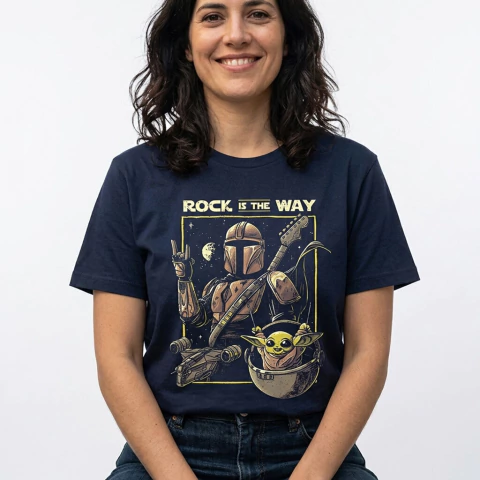 Remera Unisex Star Wars - Rock is the Way