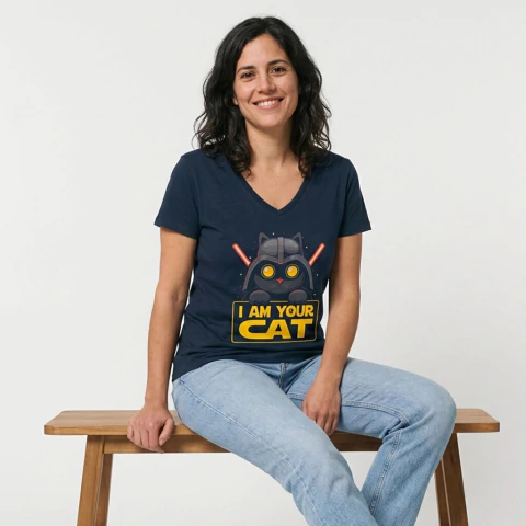 Remera de Dama Star Wars - I am your cat