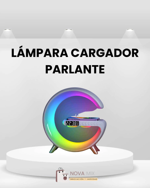 LÁMPARA CARGADOR PARLANTE
