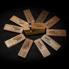 Pendrive de madeira nobre 3.2 personalizado - gravação a laser alta definição na internet