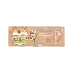 ZA-XPM-533-50 - Cartuchera Mecánica Organizadora + Sacapunta - Cute Capybara - comprar online