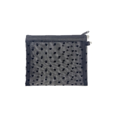 ZA-LG0014 - Bolso Porta Cosmetico Transparente Puntito Chico - MyH Polirrubro S.A.S.