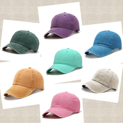 ZA-A-QY0462 - Gorra Lisa en Tela de Jeans de Varios Colores
