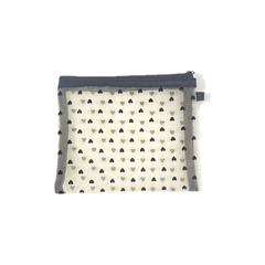 ZA-LG0015 - Bolso Porta Cosmetico Transparente Puntito Mediano en internet