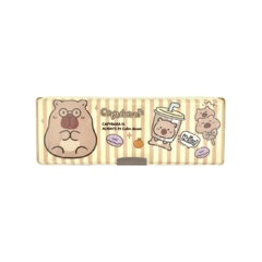 ZA-XPM-533-50 - Cartuchera Mecánica Organizadora + Sacapunta - Cute Capybara