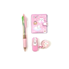ZA-E-006-GATO - Set de Utiles Diseño Gato - MyH Polirrubro S.A.S.