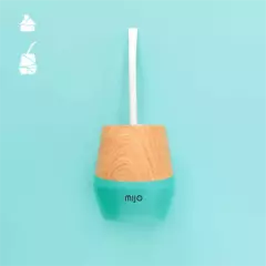 BO-400 - Mate Mijo Madera + Bombilla y Caja - comprar online