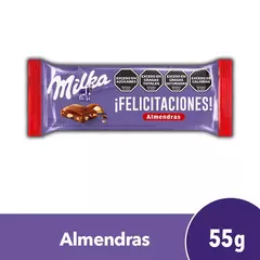 Chocolate Milka almendras 55g
