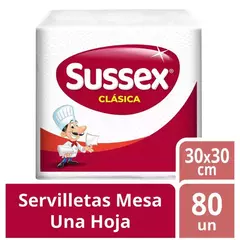 Servilletas de mesa Sussex 80 uni