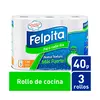 Rollo de cocina Felpita 40p 3u