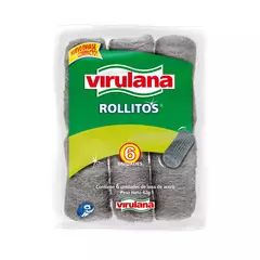 Esponja lana de acero Virulana 6u