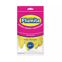 Guantes de goma Plumita S