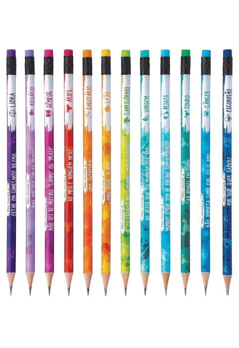 Lápis Preto HB Collection Signos TRIS