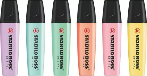 Marca Texto Stabilo Boss Original Pastel