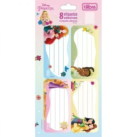 Etiqueta Adesiva Princesas c/ 08und TILIBRA