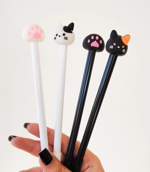Caneta Gel Fofa Gatinho Sushi 0.5mm LOVELYPEN