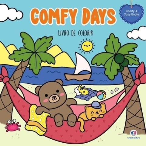 Livro de Colorir Comfy Days c/48fls CIRANDA CULTURAL