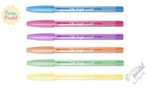 Caneta Trigel Pastel CIS
