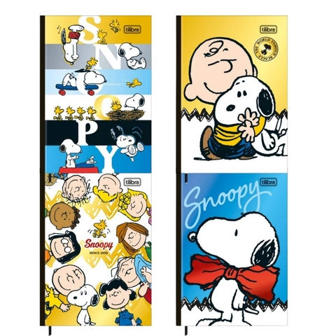 Caderneta Costurada 10,5 x 14,8cm Petit Snoopy 96F TILIBRA