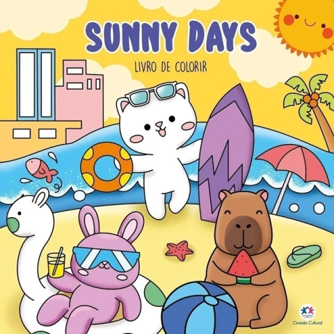 Livro de Colorir Sunny Days c/48fls CIRANDA CULTURAL