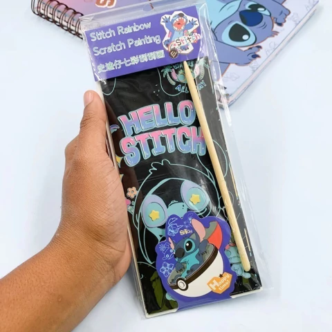 Pintura Surpresa Desenho Magico Stitch