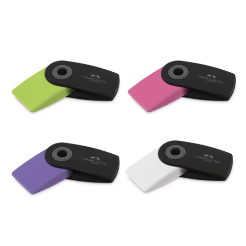 Borracha Mini Sleeve Black Neon FABER-CASTELL