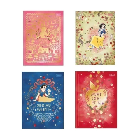 Caderno Brochura Colegial Capa Dura Branca de Neve 1M 80F TILIBRA - comprar online