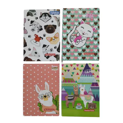 Caderno Brochura 1/4 (14x20,2cm) c/96fls PANAMERICANA