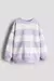 Buzo rayado H&M con frisa