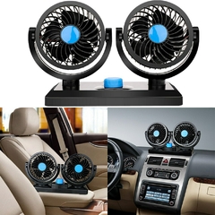 VENTILADOR DOBLE NOVA TURBOMAX PARA AUTO + 50% OFF - comprar online