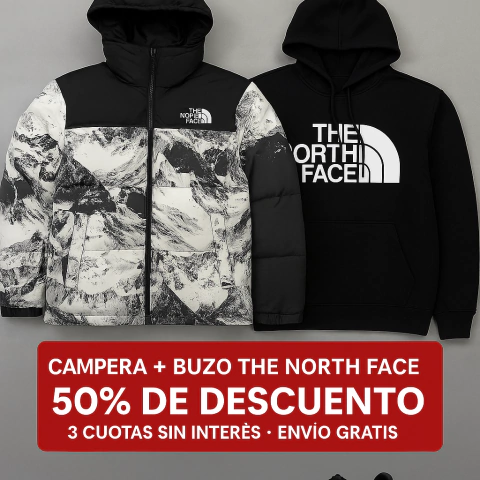 CAMPERA THE NOTH FACE + BUZO THE NOTRH FACE AL 50% OFF - comprar online