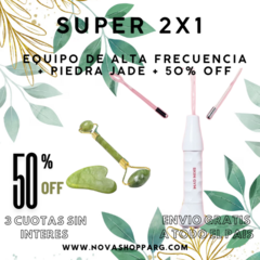 EQUIPO DE ALTA FRECUENCIA 4 EN 1 + PIEDRA JADE + 50% OFF - comprar online