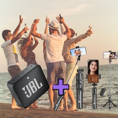 PARLANTE JBL GO 2" + PALO SELFIE 3 EN 1 + 50% OFF