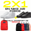 2X1 NIKE AIR FORCE + MOCHILA DE REGALO JANSPORT (-50%) - comprar online