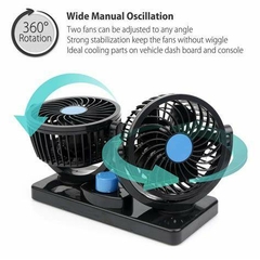 VENTILADOR DOBLE NOVA TURBOMAX PARA AUTO + 50% OFF en internet